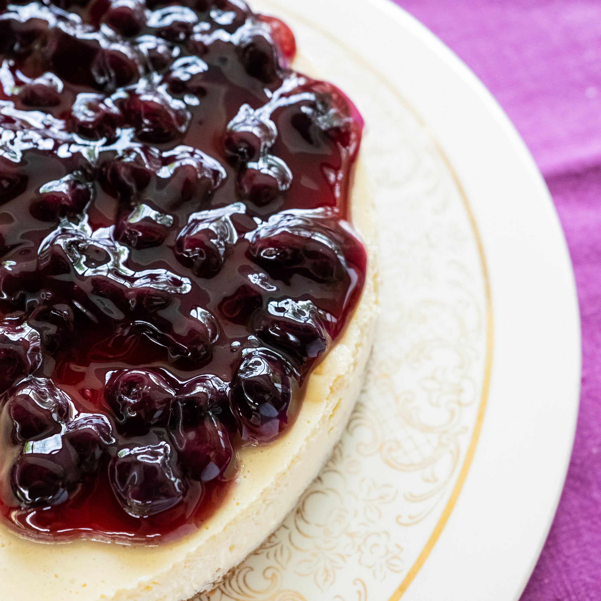 Blueberry New York Cheesecake